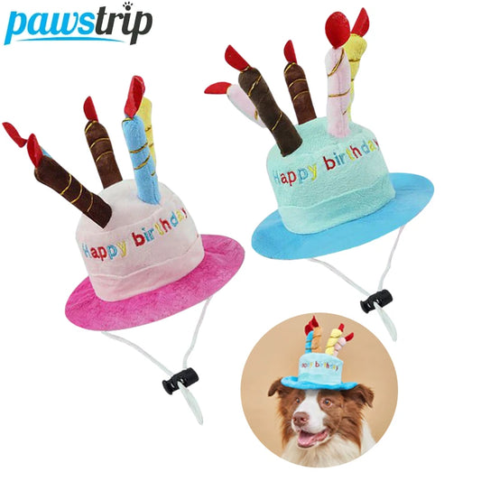 Pet Dog Hat for Birthday Party Adjustable Dog Hats Cats Dog Costumes