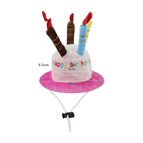 Pet Dog Hat for Birthday Party Adjustable Dog Hats Cats Dog Costumes