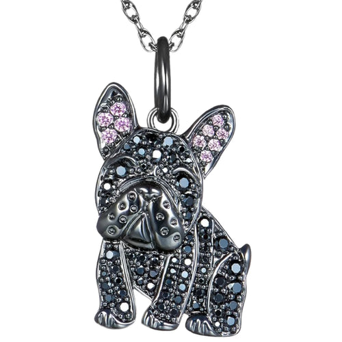Exquisite Cute Beagle Pendant Necklace for Women Elegant Pet Puppy