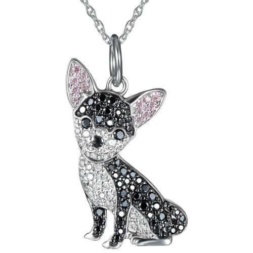 Exquisite Cute Beagle Pendant Necklace for Women Elegant Pet Puppy